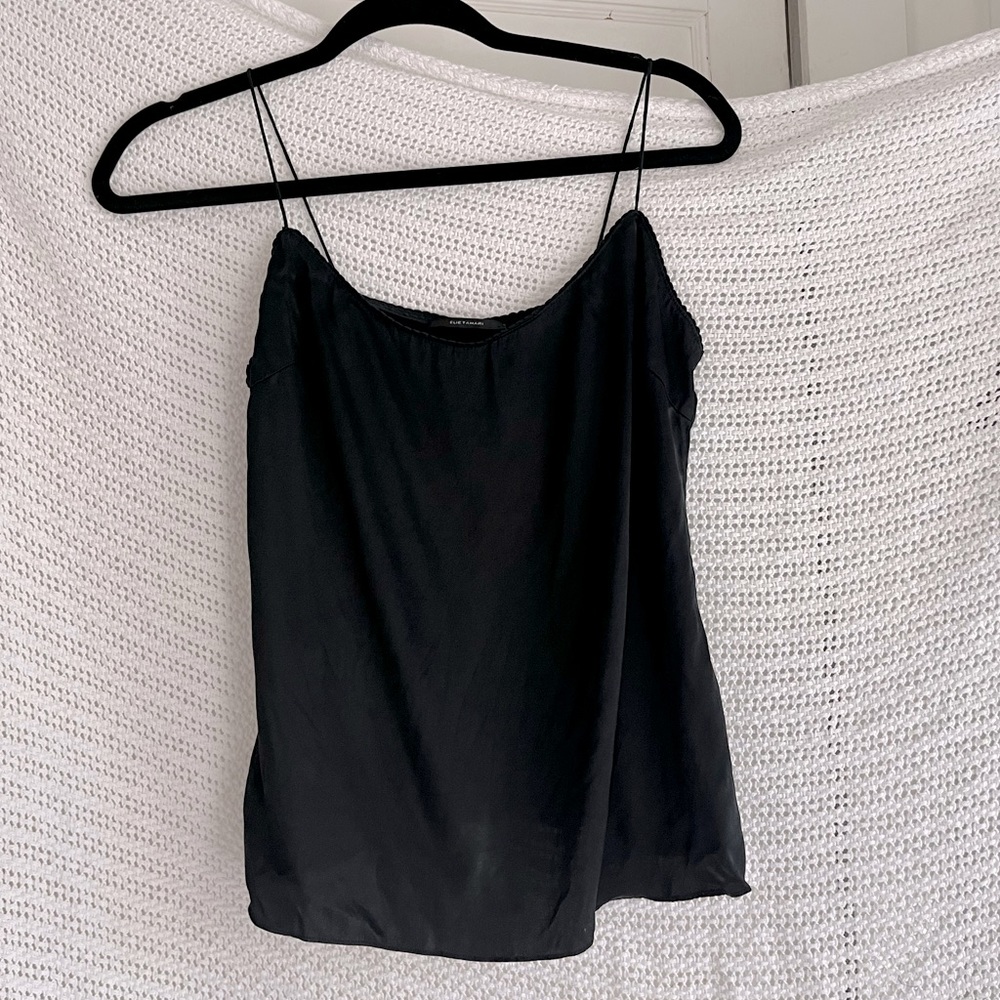 Silky Black Cami
